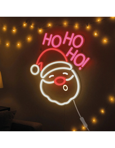NEON SANTA CLAUS