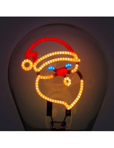 LUZ DECORATIVA SANTA CLAUS