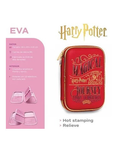 ESTUCHE HARRY POTTER 3D