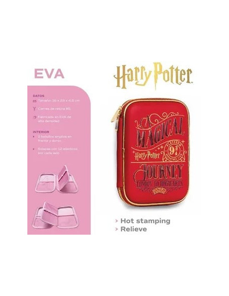 ESTUCHE HARRY POTTER 3D