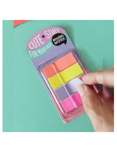 MARCAPÁGINAS ADHESIVO FLÚOR