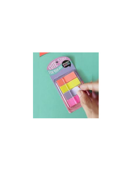 MARCAPÁGINAS ADHESIVO FLÚOR