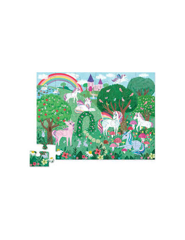 PUZZLE JARDÍN DE LOS UNICORNIOS 36 PIEZAS