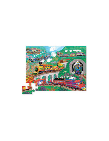 PUZZLE LOS TRENES 36 PIEZAS