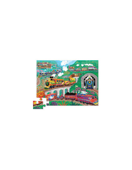 PUZZLE LOS TRENES 36 PIEZAS