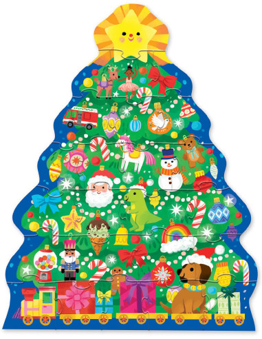 MAXI PUZZLE CHRISTMAS TREE 24 PIEZAS