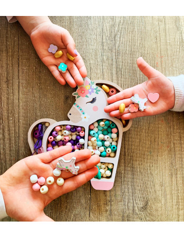 PACK PARA HACER PULSERAS UNICORNIO