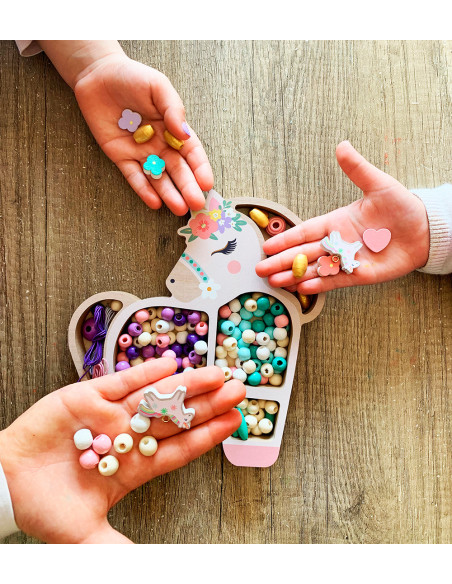 PACK PARA HACER PULSERAS UNICORNIO