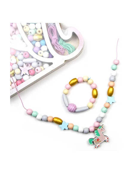 PACK PARA HACER PULSERAS Y COLLARES UNICORNIO