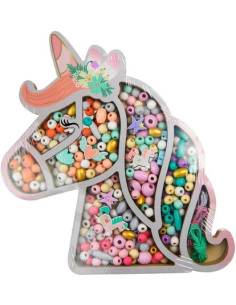 PACK PARA HACER PULSERAS Y COLLARES UNICORNIO