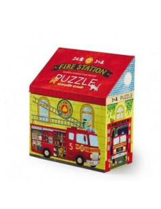 PUZZLE CASITA BOMBEROS 24PCS