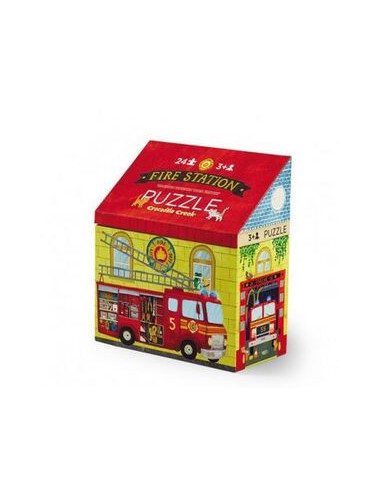 PUZZLE CASITA BOMBEROS 24PCS