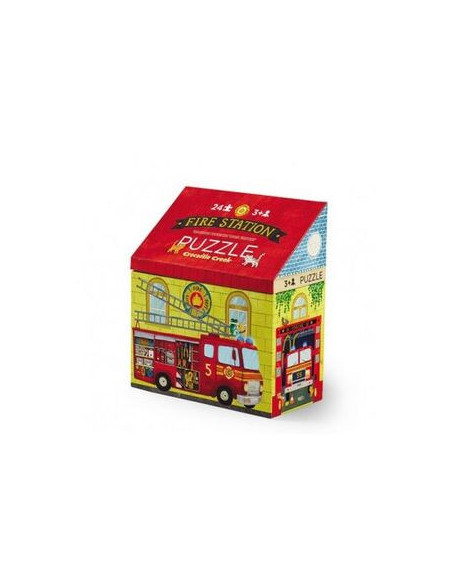 PUZZLE CASITA BOMBEROS 24PCS