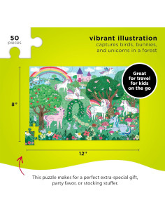 PUZZLE LATA UNICORNIOS 50PCS 2