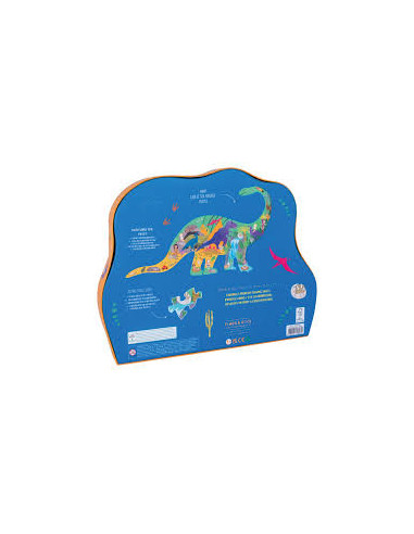 PUZZLE DINOSAURIO 80 PIEZAS