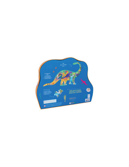 PUZZLE DINOSAURIO 80 PIEZAS