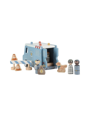 FURGÓN POLICIA MADERA