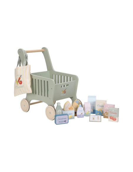 CARRITO DE LA COMPRA MADERA