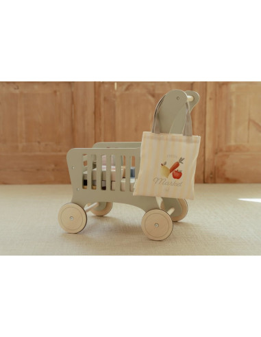 CARRITO DE LA COMPRA MADERA