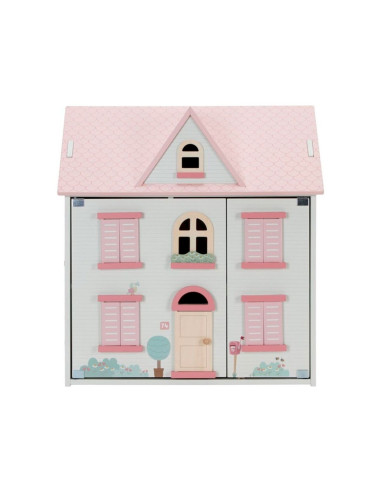 CASA DE MUÑECAS DE MADERA