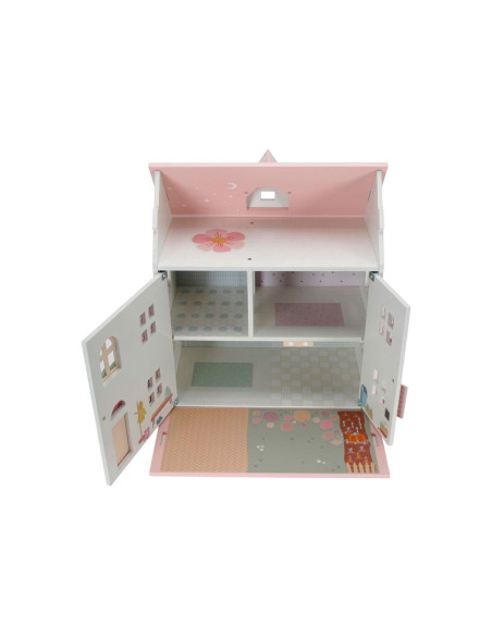 CASA DE MUÑECAS DE MADERA