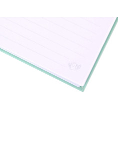 SET DE LIBRETA A5 CON CHARMS VERDE 2