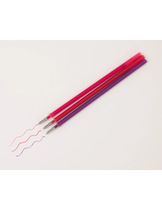 SET DE 3 REAMBIOS DE TINTA PARA BOLIS BORRABLES BO-BO- ROSA, GRANATE Y LILA 2
