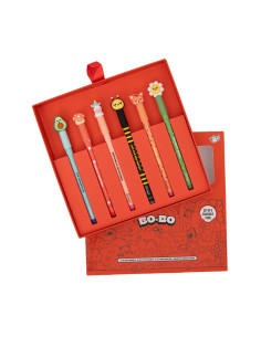 SET DE 6 BOLIS BORRABLES BO-BO - ANIMALES 2