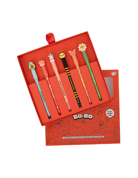 SET DE 6 BOLIS BORRABLES BO-BO - ANIMALES