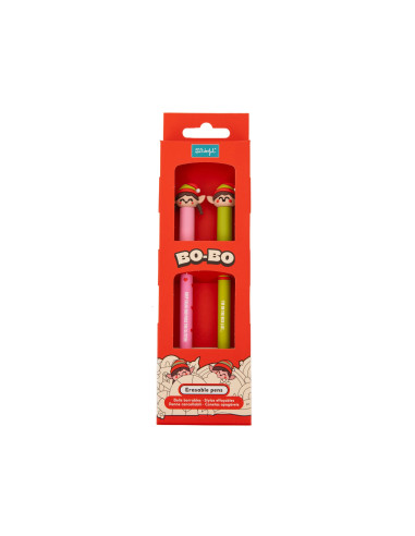 SET DE 2 BOLIS BORRABLES BO-BO - ELFO Y ELFA
