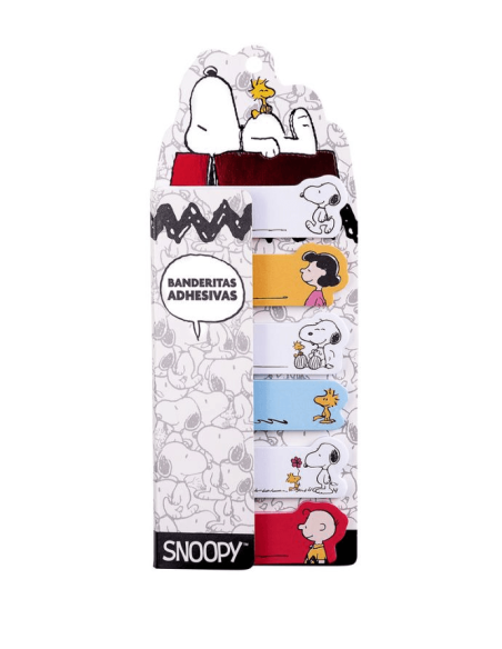 SET BANDERITAS ADHESIVAS SNOOPY
