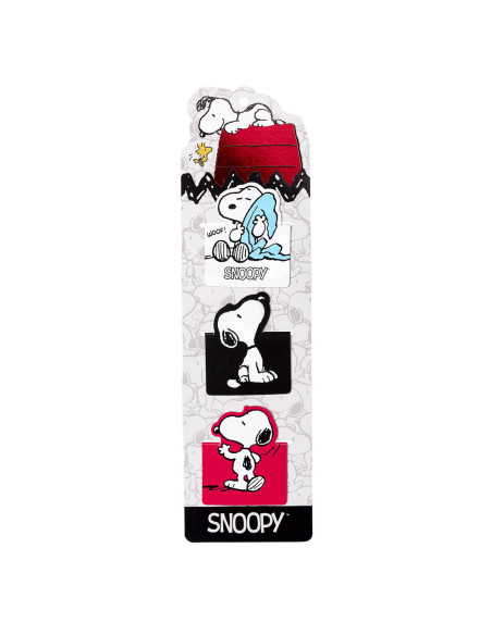 SET 3 MARCAPÁGINAS MAGNÉTICOS SNOOPY