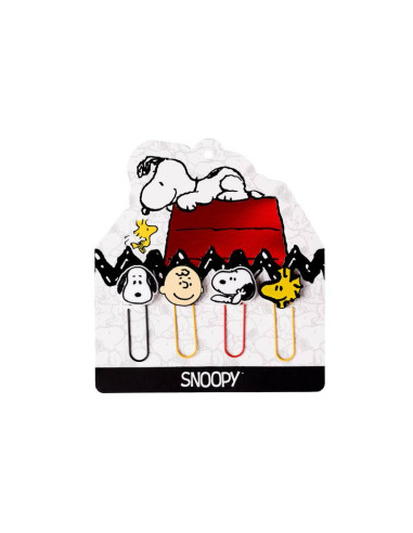 SET 4 CLIPS SNOOPY