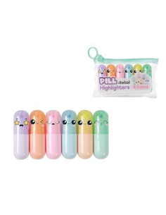 PACK 6 MINI SUBRAYADORES PASTEL