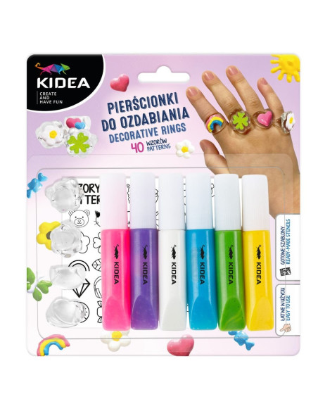 SET MOLDES + GEL PARA DECORAR ANILLOS