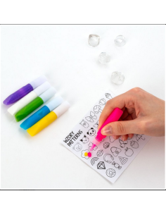 SET MOLDES + GEL PARA DECORAR ANILLOS 2