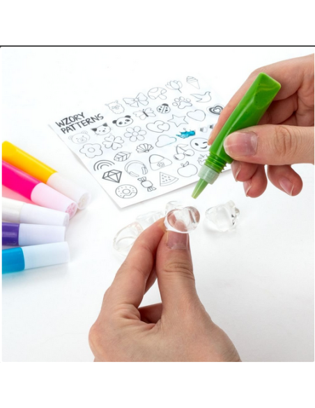 SET MOLDES + GEL PARA DECORAR ANILLOS