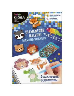 SET DE DIAMANTES ADHESIVOS + CUADERNOS PARA CREAR ANIMALES