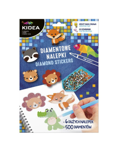 SET DE DIAMANTES ADHESIVOS + CUADERNOS PARA CREAR ANIMALES