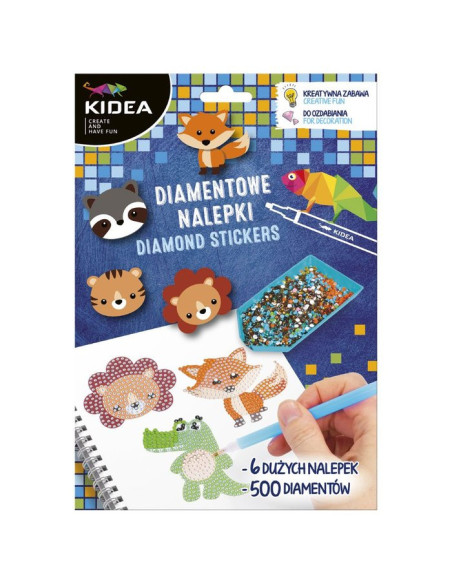 SET DE DIAMANTES ADHESIVOS + CUADERNOS PARA CREAR ANIMALES