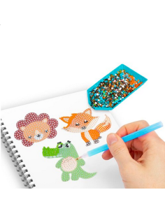 SET DE DIAMANTES ADHESIVOS + CUADERNOS PARA CREAR ANIMALES 2