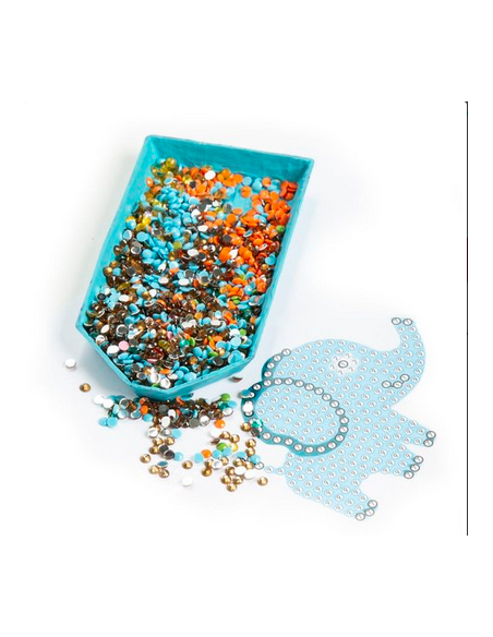 SET DE DIAMANTES ADHESIVOS + CUADERNOS PARA CREAR ANIMALES