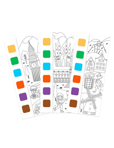 CUADERNO DE ACUARELAS DE VIAJE - CUENTOS CLÁSICOS