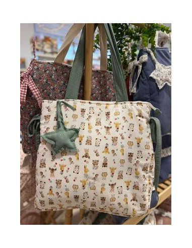 BOLSO MAXI ANIMALS HECHO A MANO