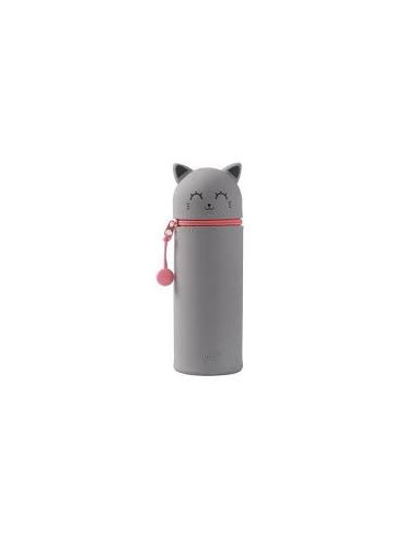 ESTUCHE VERTICAL GREY CAT