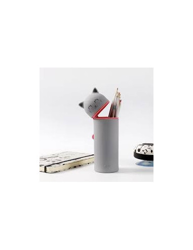ESTUCHE SILICONA GREY CAT