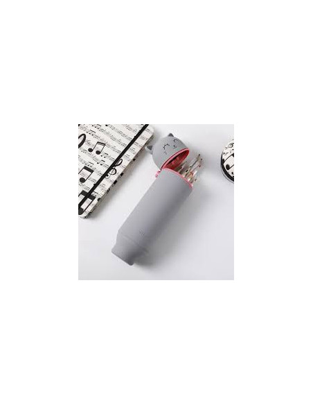 ESTUCHE VERTICAL GREY CAT