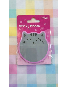 POST-IT GREY CAT