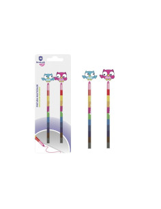 PINTURA MULTICOLOR SET 2 UND BUHOS 2