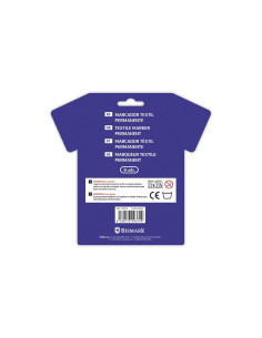 ROTULADOR PERMANENTE TEXTIL SET 8 COLORES PASTEL 2